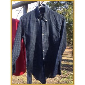 Vtg Casual Dress Shirt, sz 14.5